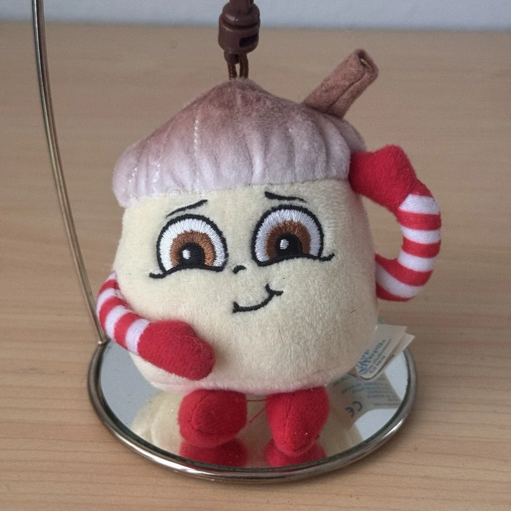 Rare WHIFFER‎ SNIFFERS Ed Eggnog Scented Backpack Clip Xmas Holiday Plush Toy